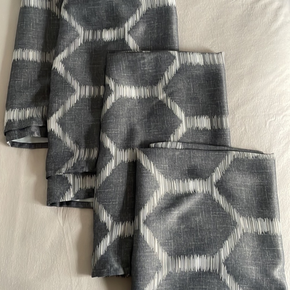 Curtain Panels. Muted pattern. 36x84
